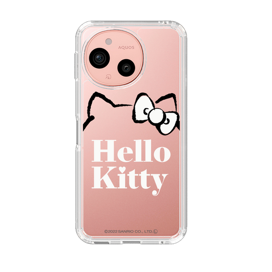 スリムプロテクションケース［ ハローキティ - Graceful typography ］