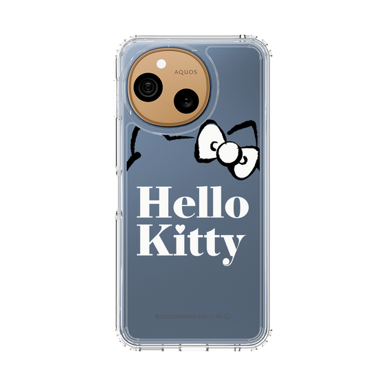 スリムプロテクションケース［ ハローキティ - Graceful typography ］