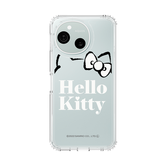 スリムプロテクションケース［ ハローキティ - Graceful typography ］