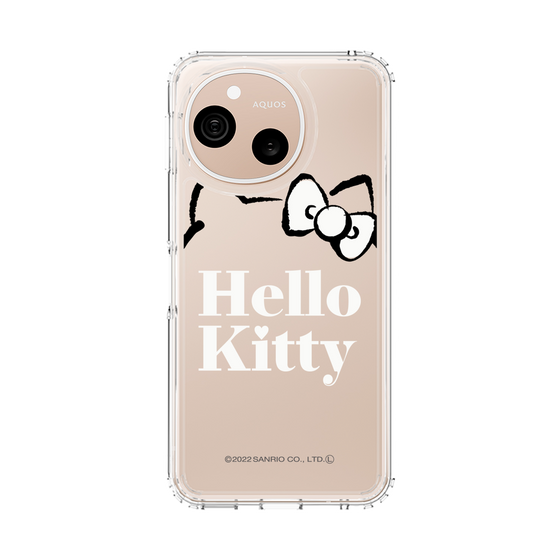 スリムプロテクションケース［ ハローキティ - Graceful typography ］