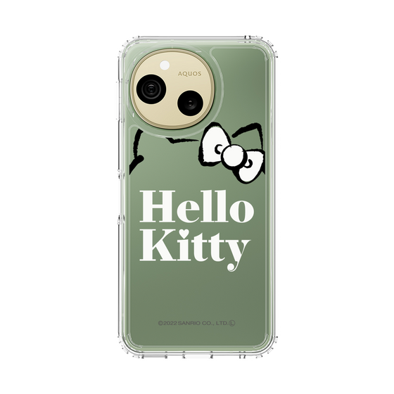 スリムプロテクションケース［ ハローキティ - Graceful typography ］