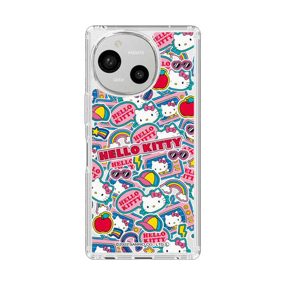 スリムプロテクションケース［ ハローキティ - ステッカー ］