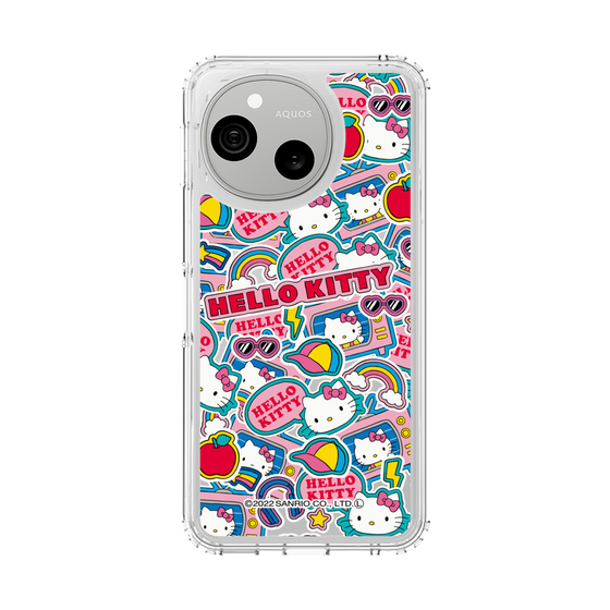スリムプロテクションケース［ ハローキティ - ステッカー ］