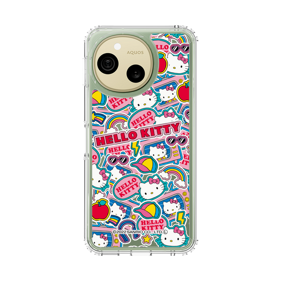 スリムプロテクションケース［ ハローキティ - ステッカー ］