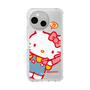スリムプロテクションケース［ ハローキティ - 70'sレッド・ドット - 01 ］