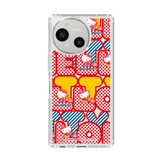 スリムプロテクションケース［ ハローキティ - 70'sレッド・ドット - 02 ］
