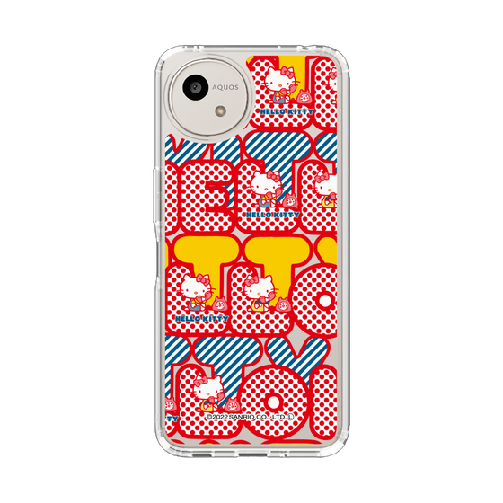 スリムプロテクションケース［ ハローキティ - 70'sレッド・ドット - 02 ］
