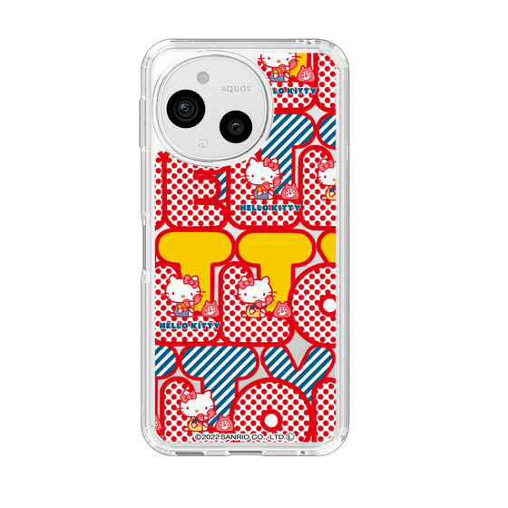 スリムプロテクションケース［ ハローキティ - 70'sレッド・ドット - 02 ］