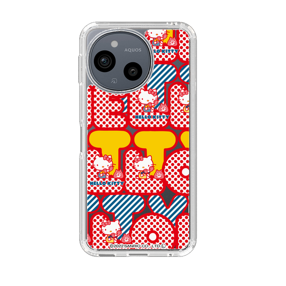 スリムプロテクションケース［ ハローキティ - 70'sレッド・ドット - 02 ］