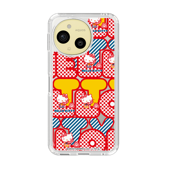 スリムプロテクションケース［ ハローキティ - 70'sレッド・ドット - 02 ］
