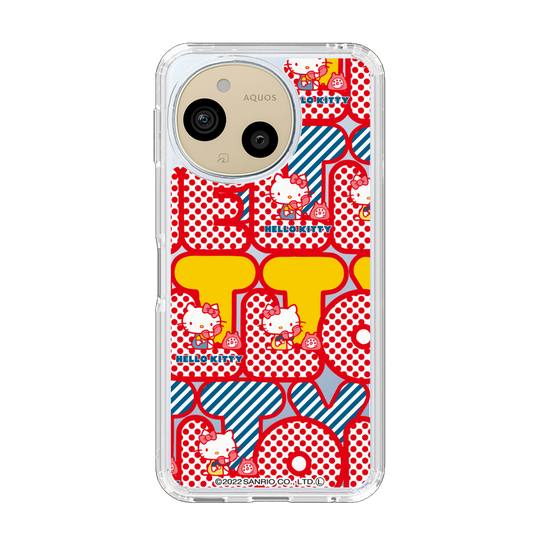 スリムプロテクションケース［ ハローキティ - 70'sレッド・ドット - 02 ］