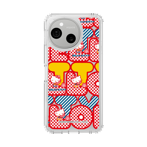 スリムプロテクションケース［ ハローキティ - 70'sレッド・ドット - 02 ］