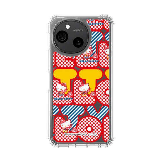 スリムプロテクションケース［ ハローキティ - 70'sレッド・ドット - 02 ］