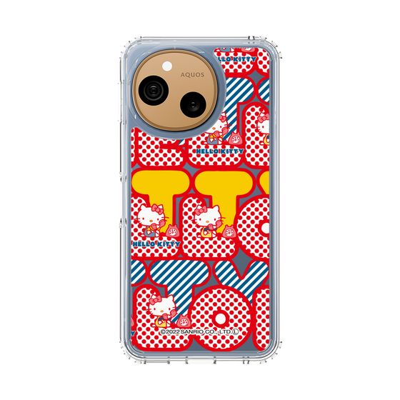 スリムプロテクションケース［ ハローキティ - 70'sレッド・ドット - 02 ］