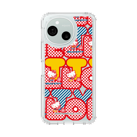 スリムプロテクションケース［ ハローキティ - 70'sレッド・ドット - 02 ］