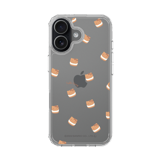 スリムプロテクションケース［ ハローキティ - MXカフェタイム - クッキーサンド - クリア ］