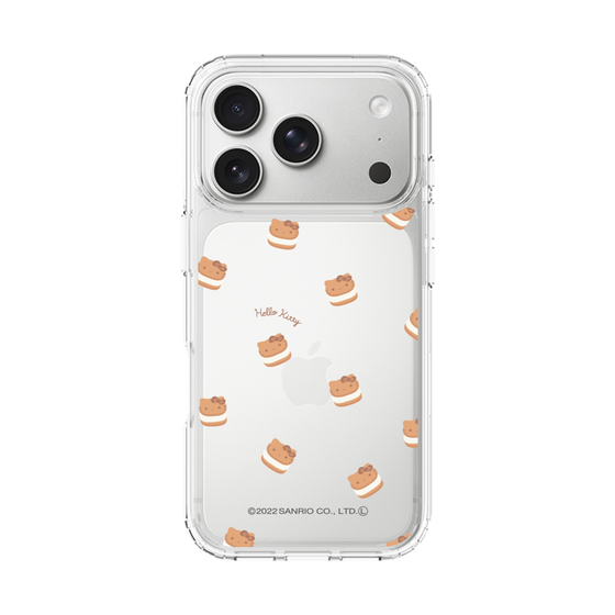 スリムプロテクションケース［ ハローキティ - MXカフェタイム - クッキーサンド - クリア ］
