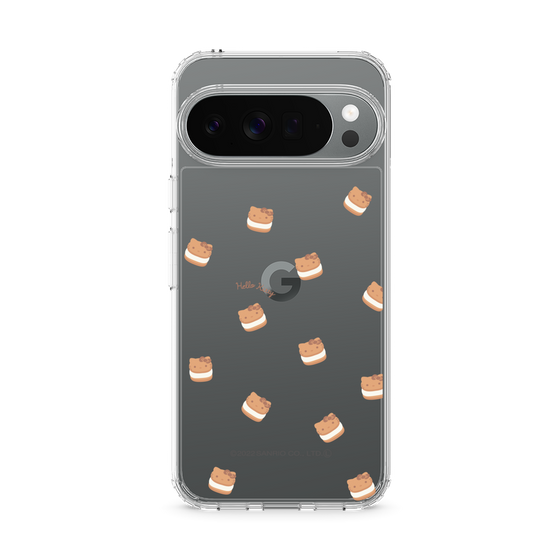 スリムプロテクションケース［ ハローキティ - MXカフェタイム - クッキーサンド - クリア ］