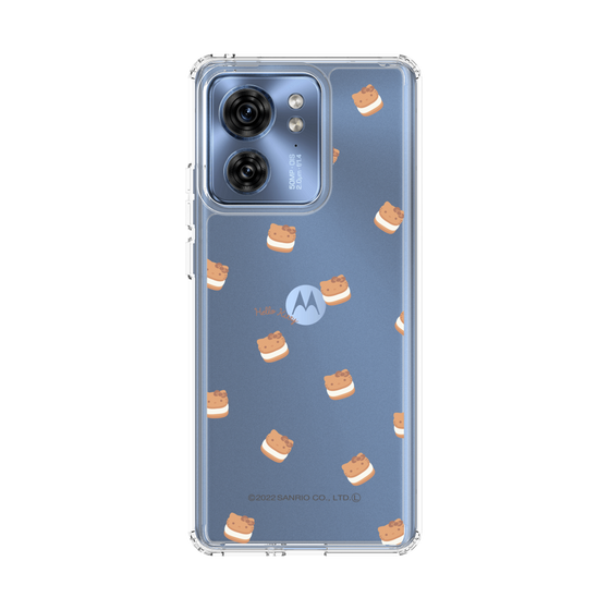 スリムプロテクションケース［ ハローキティ - MXカフェタイム - クッキーサンド - クリア ］