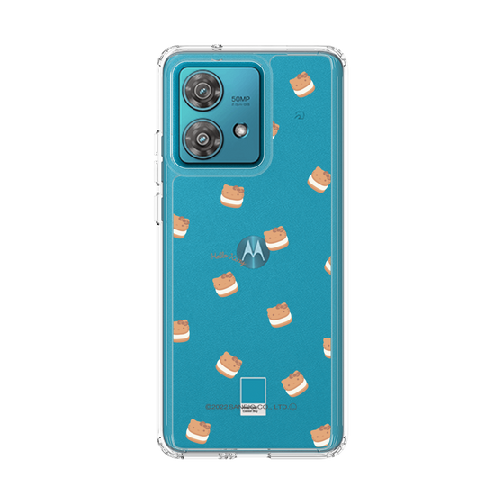 スリムプロテクションケース［ ハローキティ - MXカフェタイム - クッキーサンド - クリア ］