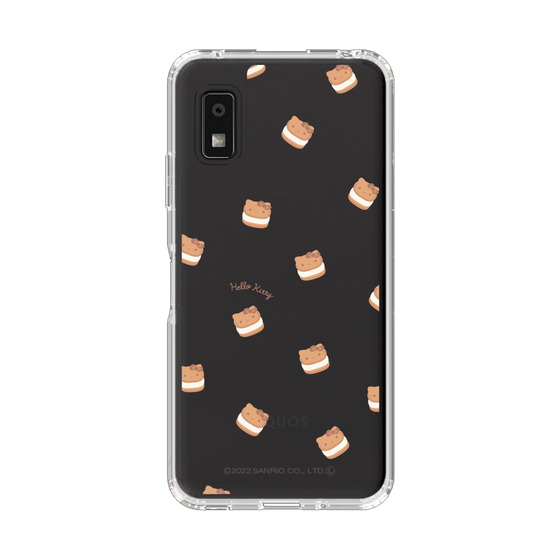 スリムプロテクションケース［ ハローキティ - MXカフェタイム - クッキーサンド - クリア ］