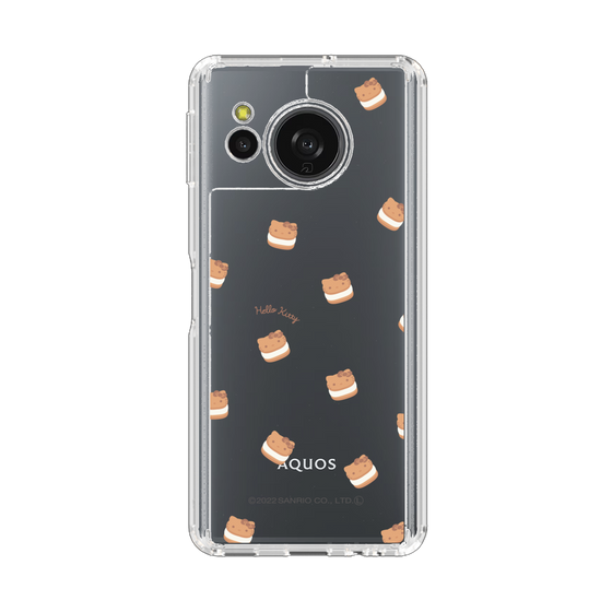 スリムプロテクションケース［ ハローキティ - MXカフェタイム - クッキーサンド - クリア ］