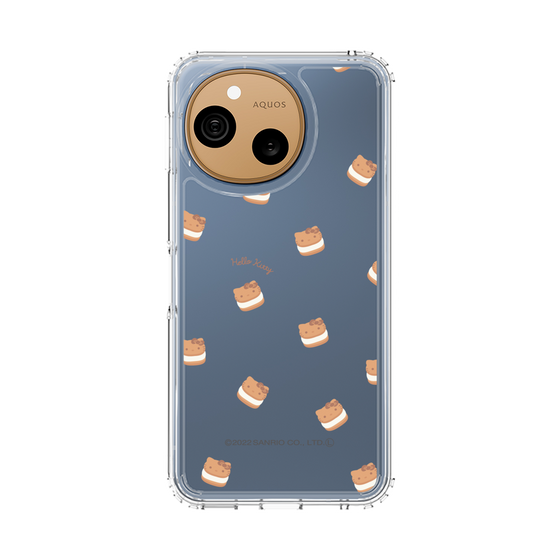 スリムプロテクションケース［ ハローキティ - MXカフェタイム - クッキーサンド - クリア ］