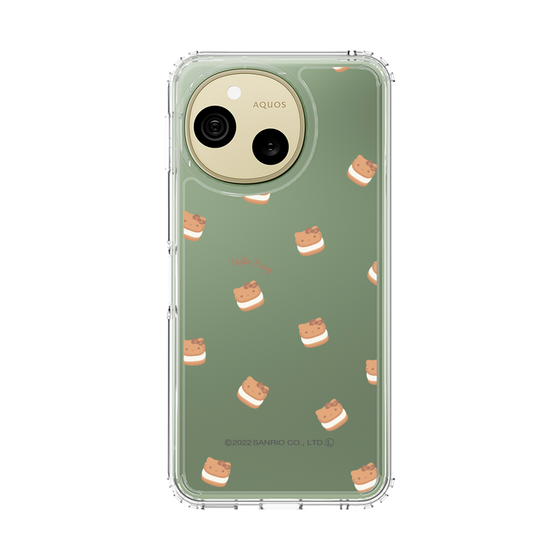 スリムプロテクションケース［ ハローキティ - MXカフェタイム - クッキーサンド - クリア ］