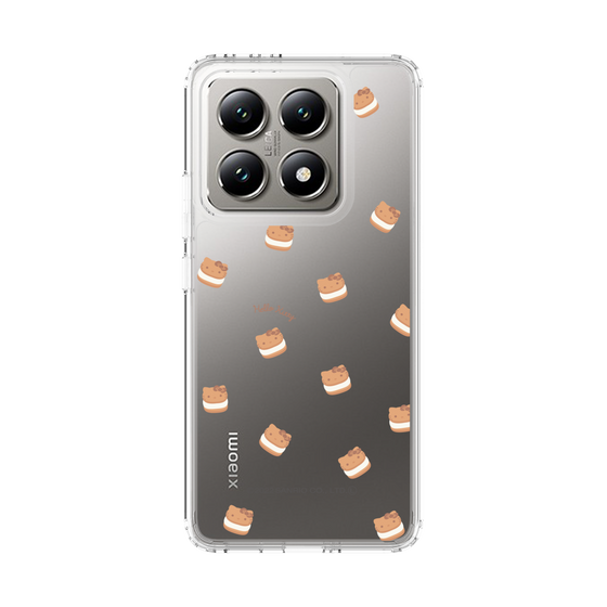 スリムプロテクションケース［ ハローキティ - MXカフェタイム - クッキーサンド - クリア ］