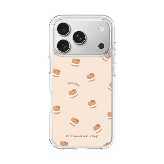 スリムプロテクションケース［ ハローキティ - MXカフェタイム - クッキーサンド - ベージュ ］