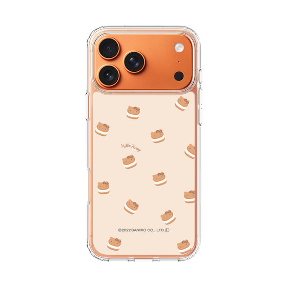 スリムプロテクションケース［ ハローキティ - MXカフェタイム - クッキーサンド - ベージュ ］