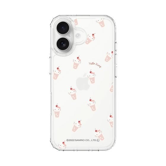 スリムプロテクションケース［ ハローキティ - MXカフェタイム - ジュース - クリア ］