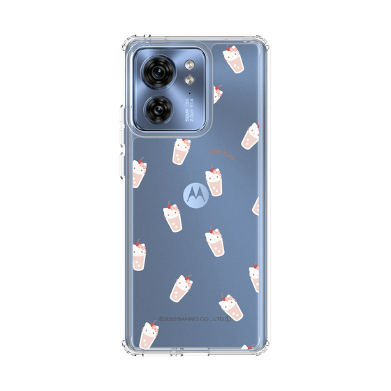 スリムプロテクションケース［ ハローキティ - MXカフェタイム - ジュース - クリア ］