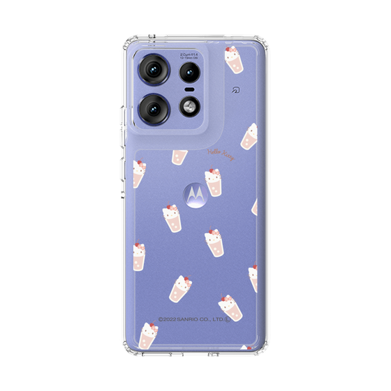 スリムプロテクションケース［ ハローキティ - MXカフェタイム - ジュース - クリア ］