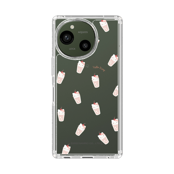 スリムプロテクションケース［ ハローキティ - MXカフェタイム - ジュース - クリア ］