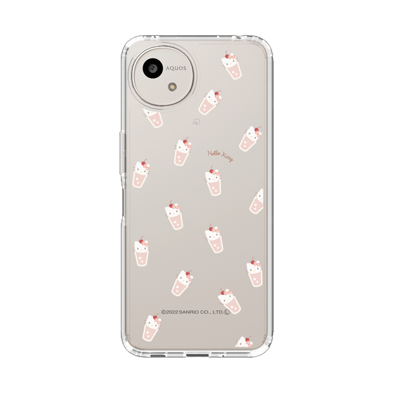 スリムプロテクションケース［ ハローキティ - MXカフェタイム - ジュース - クリア ］