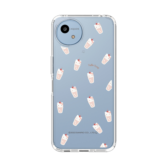 スリムプロテクションケース［ ハローキティ - MXカフェタイム - ジュース - クリア ］