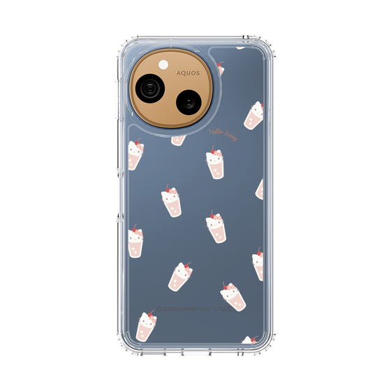 スリムプロテクションケース［ ハローキティ - MXカフェタイム - ジュース - クリア ］