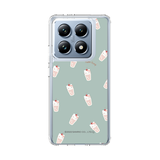 スリムプロテクションケース［ ハローキティ - MXカフェタイム - ジュース - グリーン ］