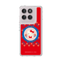 スリムプロテクションケース［ ハローキティ - KT - 昭和レトロ - 丸 - 赤 ］