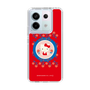 スリムプロテクションケース［ ハローキティ - KT - 昭和レトロ - 丸 - 赤 ］