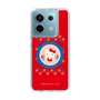 スリムプロテクションケース［ ハローキティ - KT - 昭和レトロ - 丸 - 赤 ］