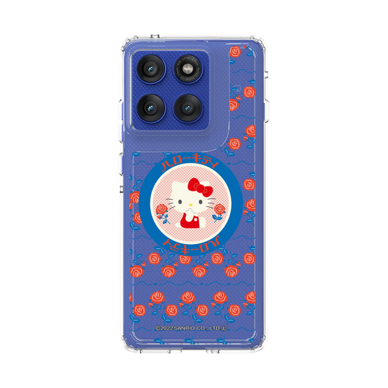スリムプロテクションケース［ ハローキティ - KT - 昭和レトロ - 丸 - クリア ］
