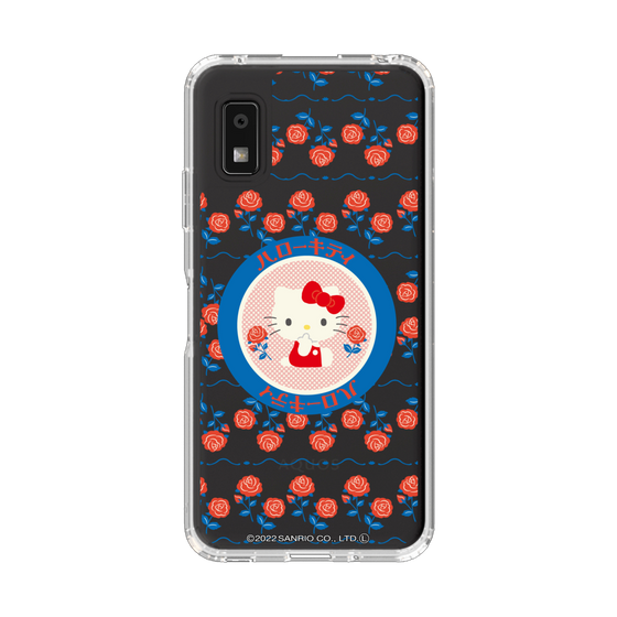 スリムプロテクションケース［ ハローキティ - KT - 昭和レトロ - 丸 - クリア ］
