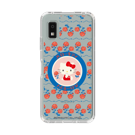 スリムプロテクションケース［ ハローキティ - KT - 昭和レトロ - 丸 - クリア ］