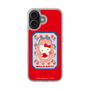 スリムプロテクションケース［ ハローキティ - KT - 昭和レトロ - 四角 - 赤 ］