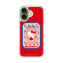 スリムプロテクションケース［ ハローキティ - KT - 昭和レトロ - 四角 - 赤 ］