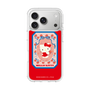 スリムプロテクションケース［ ハローキティ - KT - 昭和レトロ - 四角 - 赤 ］