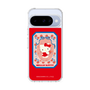 スリムプロテクションケース［ ハローキティ - KT - 昭和レトロ - 四角 - 赤 ］