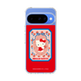 スリムプロテクションケース［ ハローキティ - KT - 昭和レトロ - 四角 - 赤 ］
